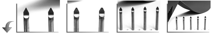 Carbide TiAIN Coated engraving bit for Steel, High-grade Steel.