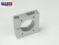 Preview: Eurohals CNC Fräsmotor-Halter aus Aluminium in Silber.