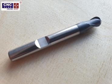 6mm 3D radius end mill bit for Aluminium