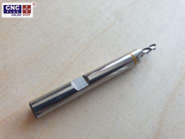 3mm Langloch-Aluminiumfräser VHM