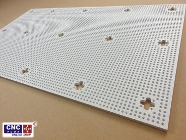 Perforated plate for vacuum clamping table 60100 cross long hole