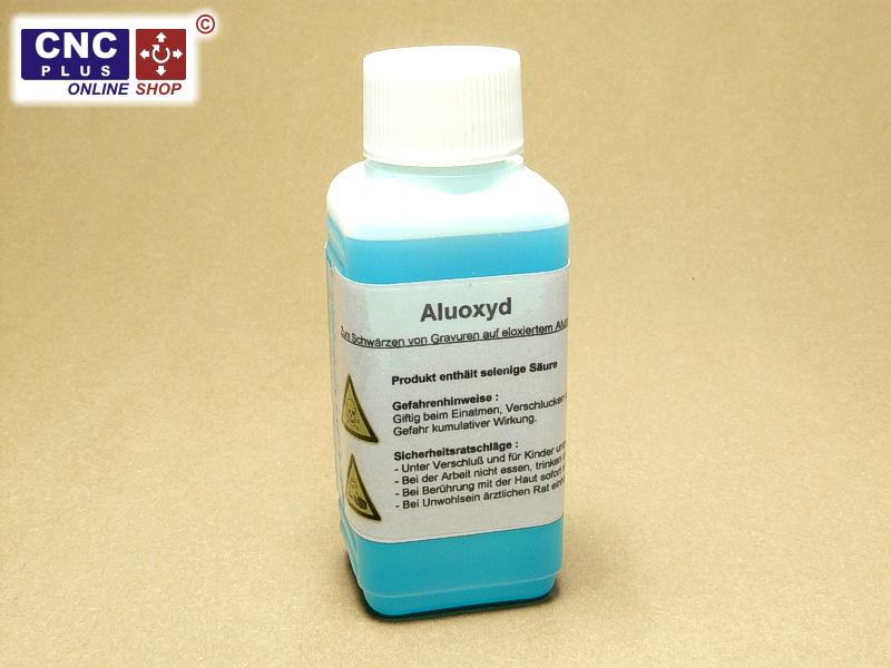 100ml Aluoxyd Säure zum schwärzen von Aluminium und Gravuren.