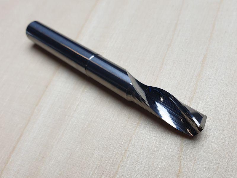 8mm single flute end mill