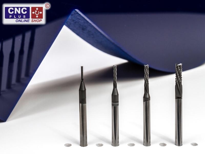 Down-cut Chip Breaker End mills Diamond Coated, Carbide Router Bits.