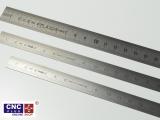 Flexible stainless steel rule 1000x18x0.5mm.